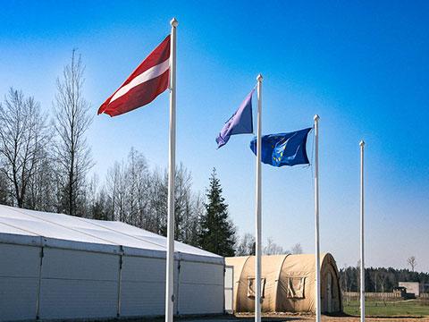 NBS Militārajā poligonā “Mežaine" jaunsargu instruktori iegūst kvalifikāciju